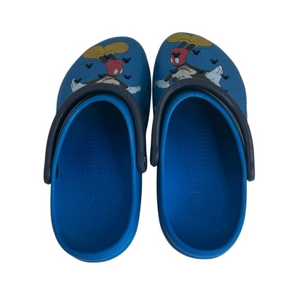 Crocs x Disney Mickey Mouse Classic Clogs Unisex Women’s Sz 9/Men’s Sz 7 Blue - Picture 12 of 14
